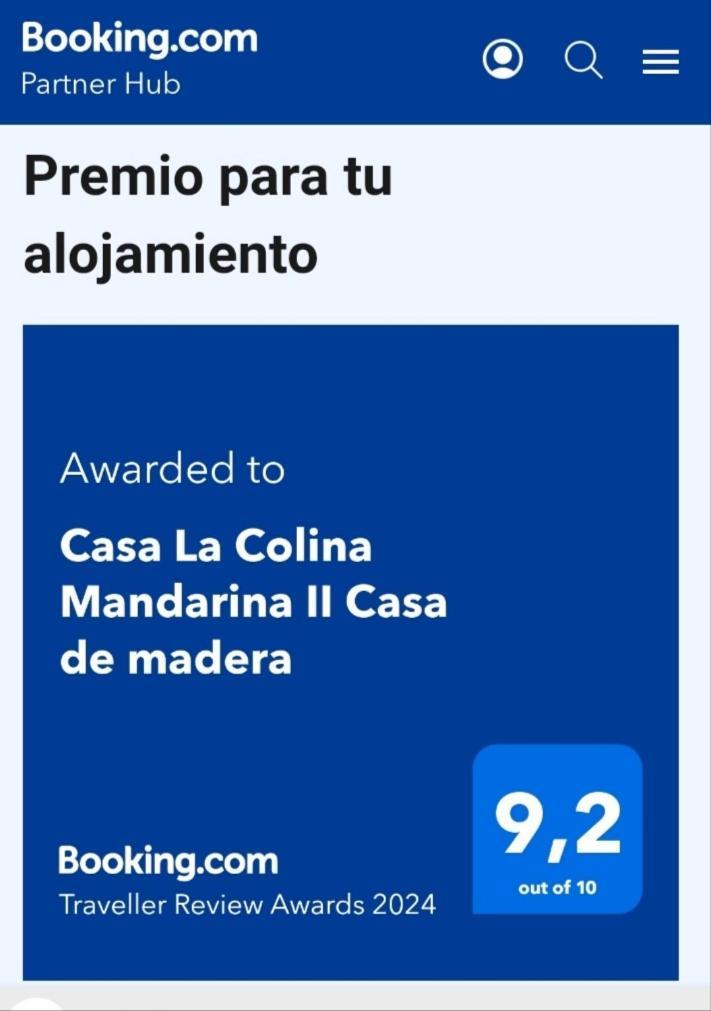 Casa La Colina Mandarina II Casa De Madera Villa Tahal Luaran gambar